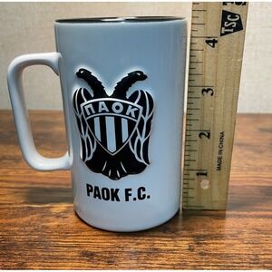 PAOK FC Mug Greek Soccer Football Club‎ Thessaloniki Gialamas Ceramic Coffee Cup